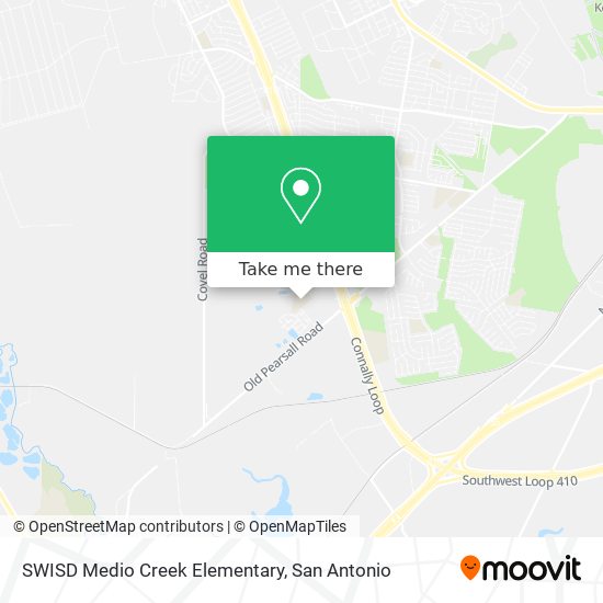 Mapa de SWISD Medio Creek Elementary