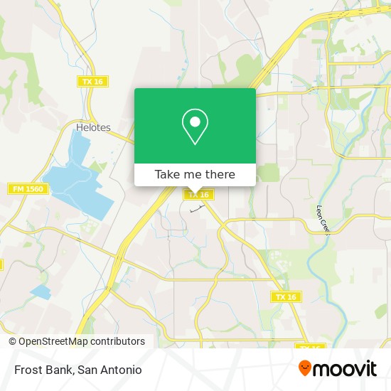 Mapa de Frost Bank