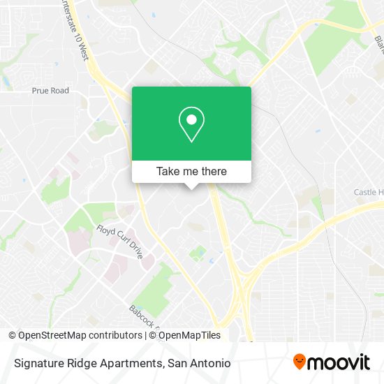 Signature Ridge Apartments map