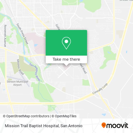 Mission Trail Baptist Hospital map