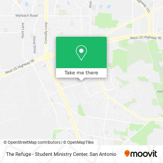 Mapa de The Refuge - Student Ministry Center