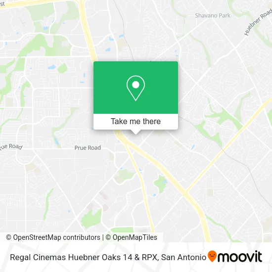 Regal Cinemas Huebner Oaks 14 & RPX map