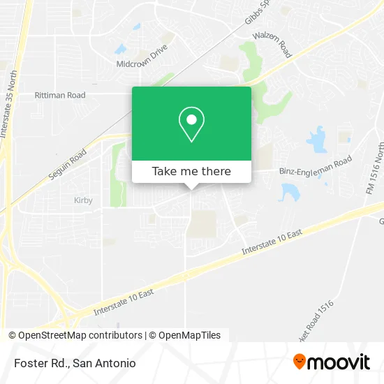 Foster Rd. map