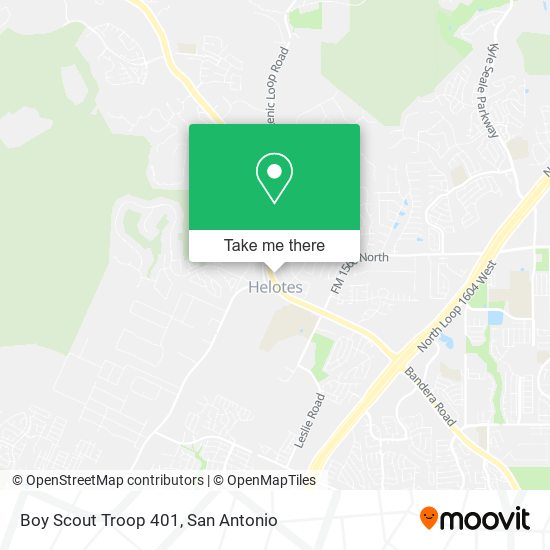 Boy Scout Troop 401 map