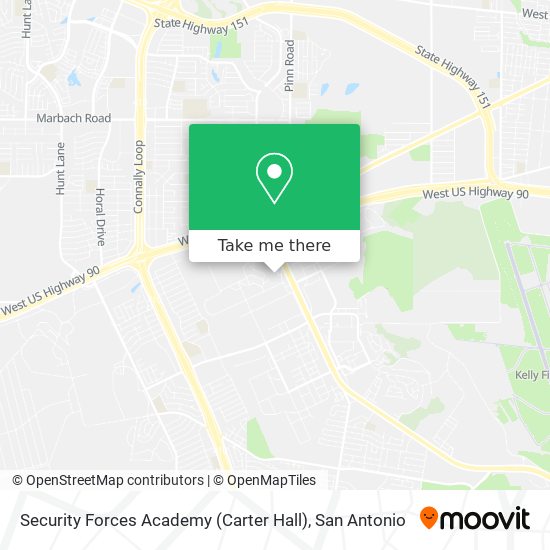 Security Forces Academy (Carter Hall) map