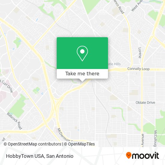 HobbyTown USA map
