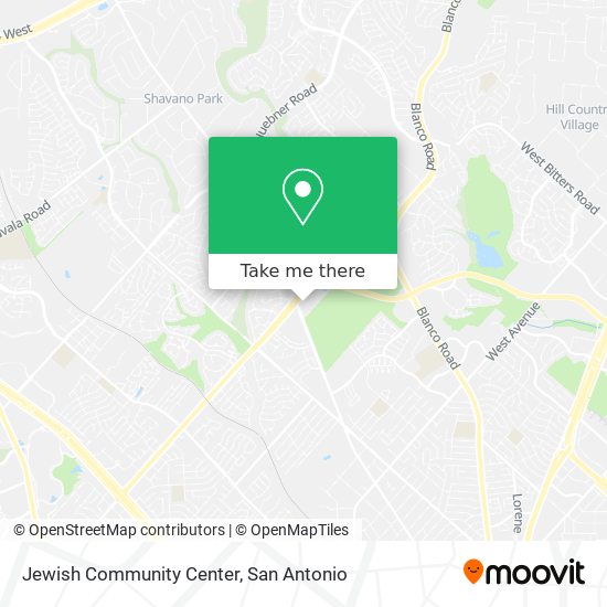 Mapa de Jewish Community Center