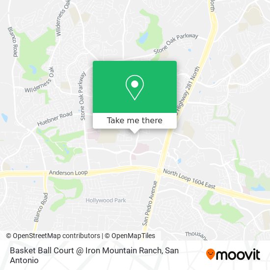Mapa de Basket Ball Court @ Iron Mountain Ranch
