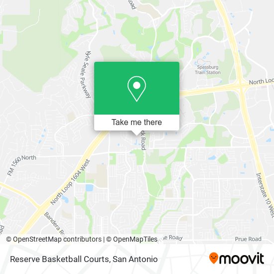Reserve Basketball Courts map