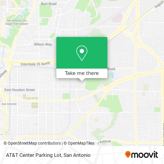 AT&T Center Parking Lot map