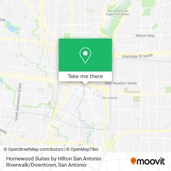 Homewood Suites by Hilton San Antonio Riverwalk / Downtown map