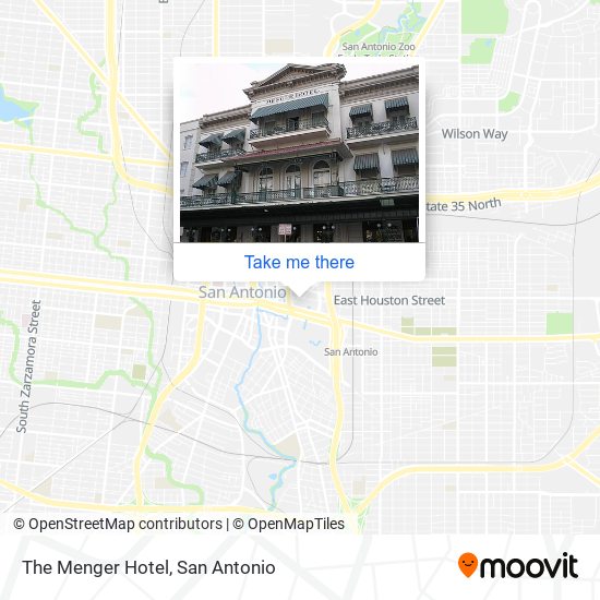 The Menger Hotel map