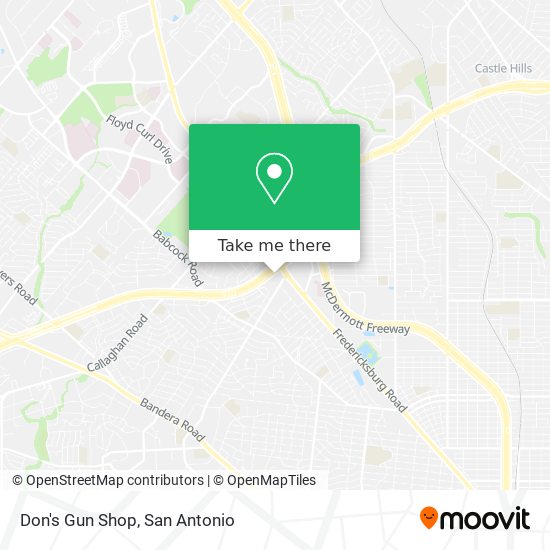 Don's Gun Shop map