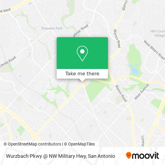 Wurzbach Pkwy @ NW Military Hwy map