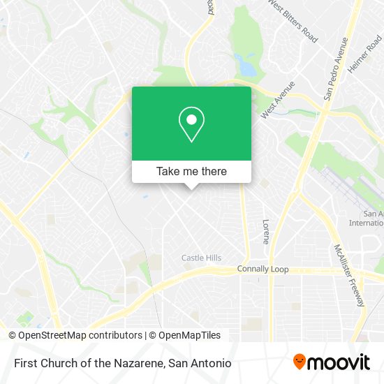 Mapa de First Church of the Nazarene