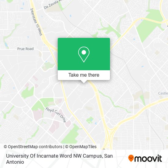 Mapa de University Of Incarnate Word NW Campus