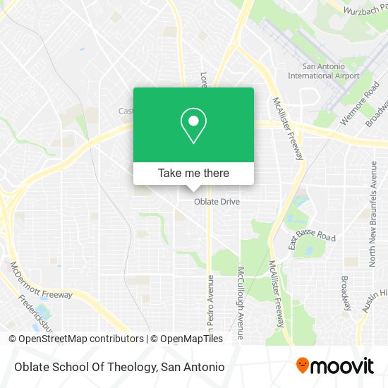 Mapa de Oblate School Of Theology