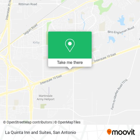 La Quinta Inn and Suites map