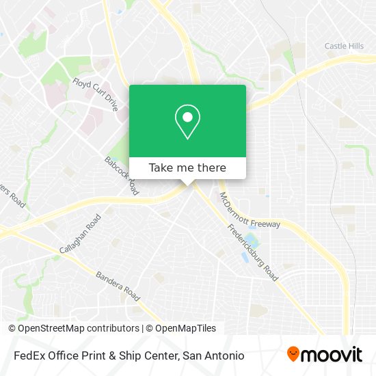 Mapa de FedEx Office Print & Ship Center