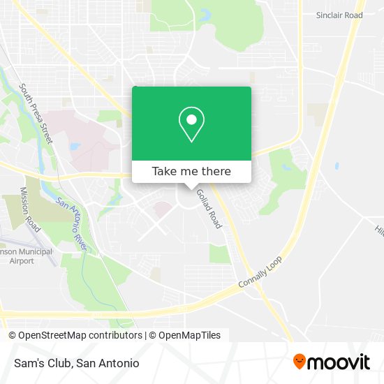 Mapa de Sam's Club