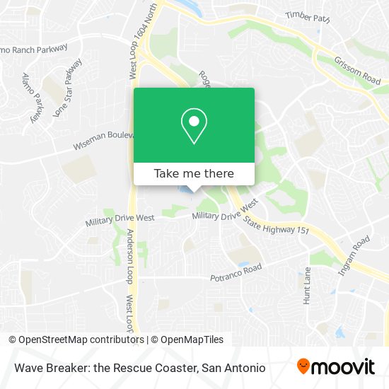 Wave Breaker: the Rescue Coaster map