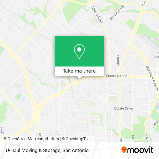 U-Haul Moving & Storage map