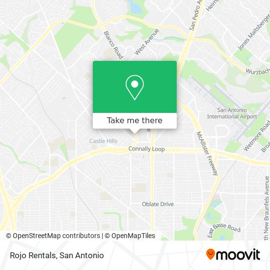 Rojo Rentals map