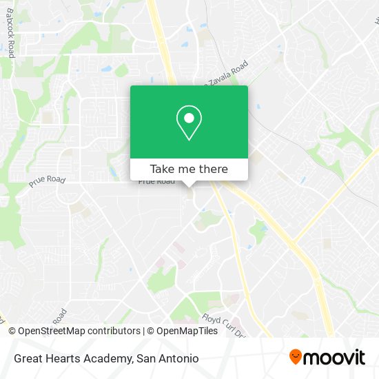 Mapa de Great Hearts Academy
