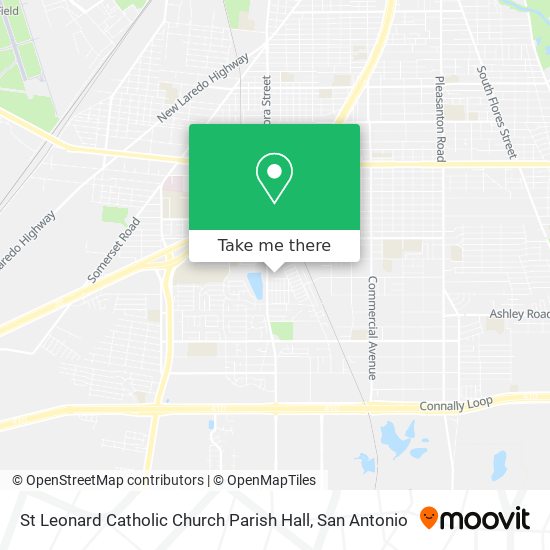 St Leonard Catholic Church Parish Hall map