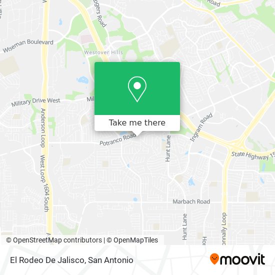 El Rodeo De Jalisco map