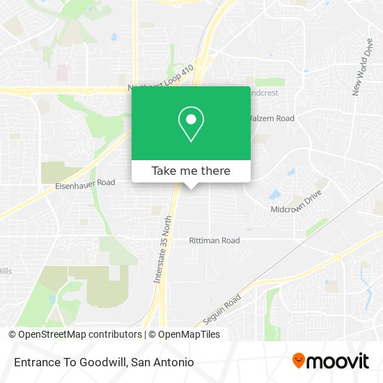 Entrance To Goodwill map