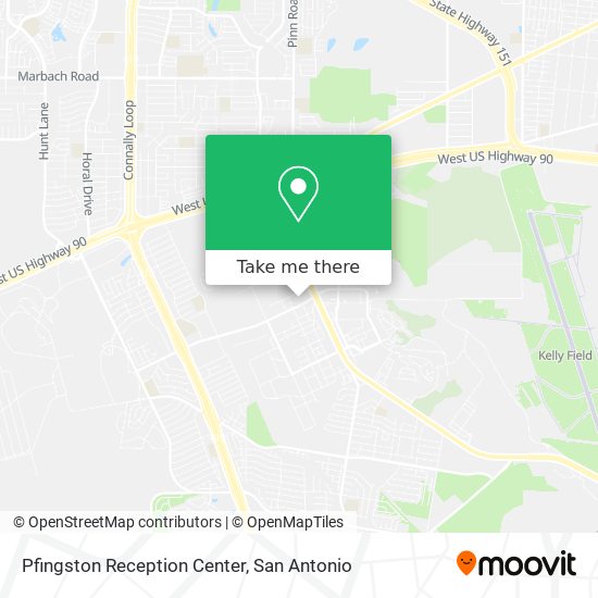 Pfingston Reception Center map
