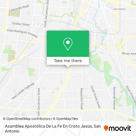 Asamblea Apostólica De La Fe En Cristo Jesús map