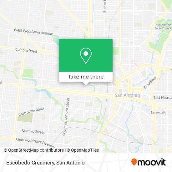 Escobedo Creamery map