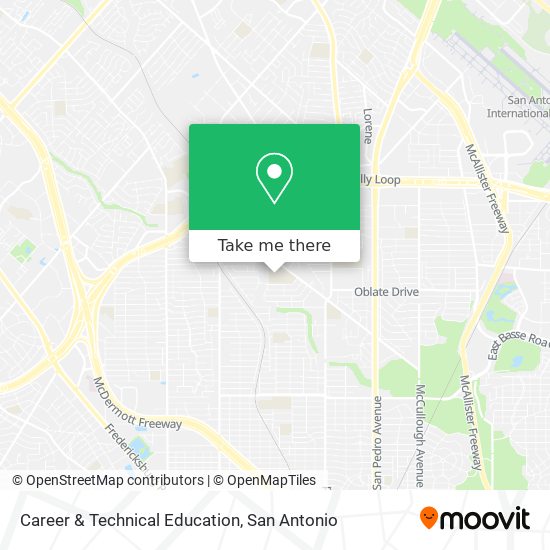 Career & Technical Education map