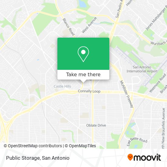 Public Storage map