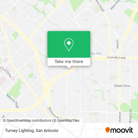 Turney Lighting map