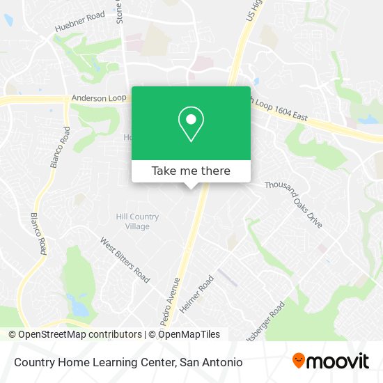 Mapa de Country Home Learning Center