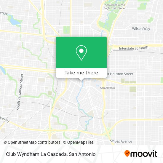 Club Wyndham La Cascada map