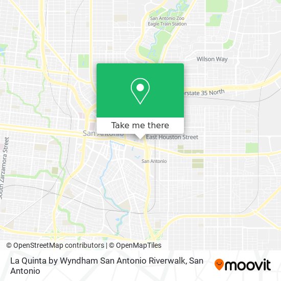 La Quinta by Wyndham San Antonio Riverwalk map