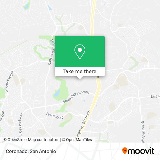 Mapa de Coronado