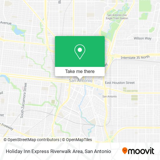 Holiday Inn Express Riverwalk Area map