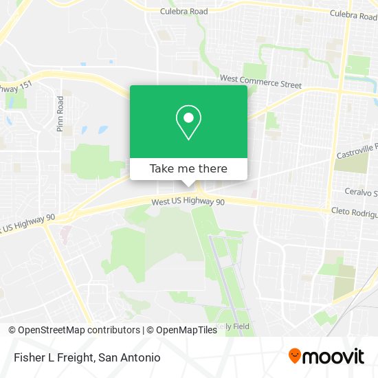 Mapa de Fisher L Freight