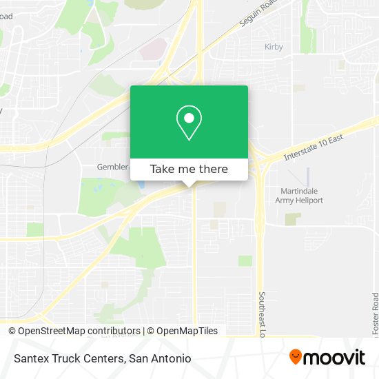 Santex Truck Centers map