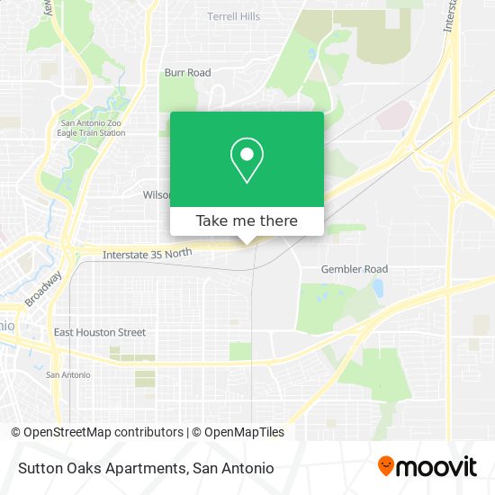 Sutton Oaks Apartments map