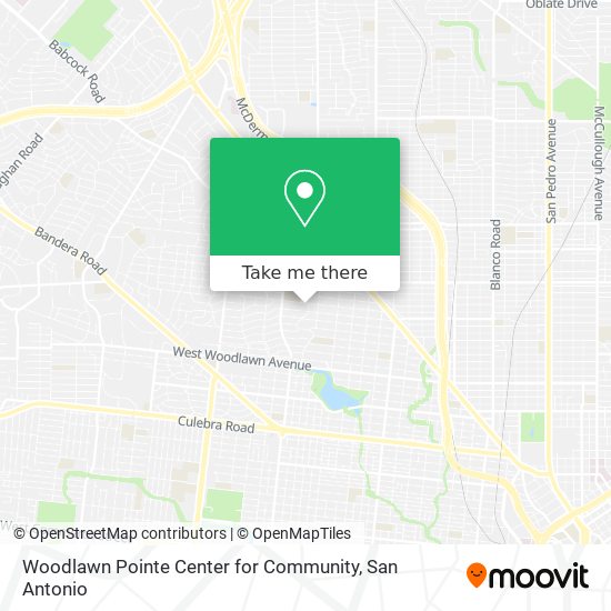 Mapa de Woodlawn Pointe Center for Community