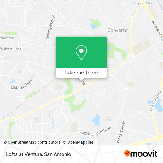 Lofts at Ventura map