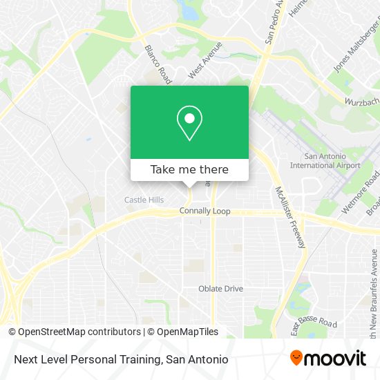 Next Level Personal Training map