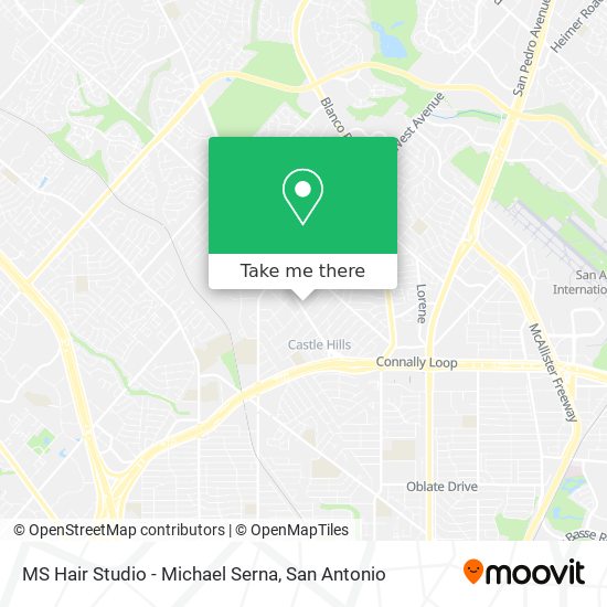 MS Hair Studio - Michael Serna map