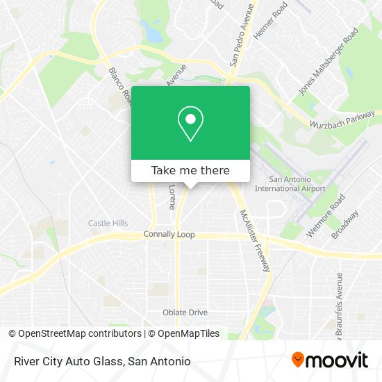 River City Auto Glass map